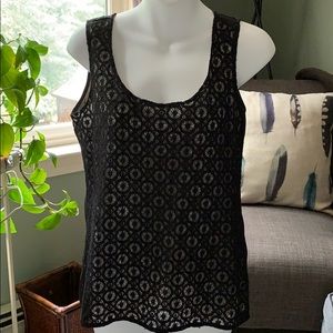 LOFT Lace tank XS